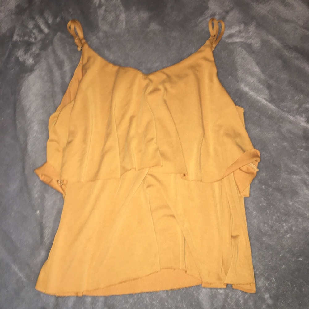 Mustard yellow tank top!